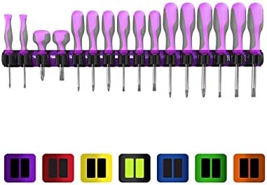 כלי OLSA מארגן מברגים מגנטיים | בעל כלים איכותי מקצועי | מתאים עד 16 מברגים | סָגוֹל